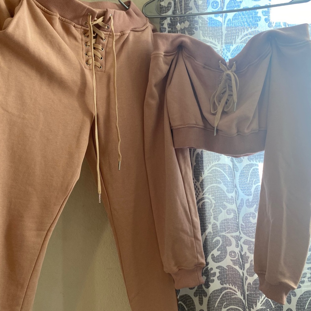 Jumpsuit crop set